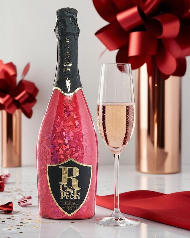 Rossinni Roses Respeck Rossini Rosé Sparkling Wine